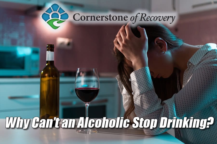 why can't an alcoholic stop drinking